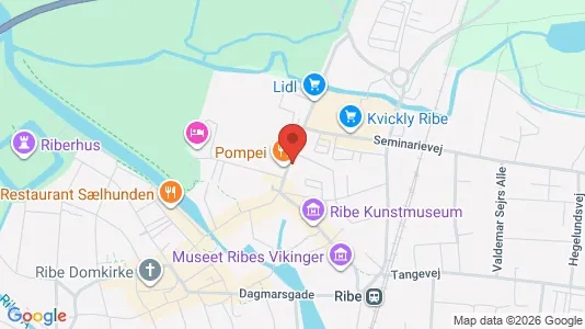 Apartments for rent i Ribe - kort over placeringen