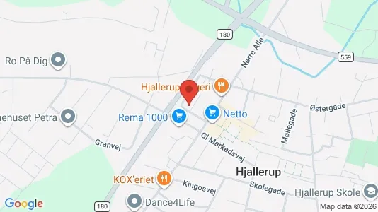 Apartments for rent i Hjallerup - kort over placeringen