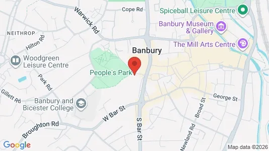 Apartments for rent i Banbury - Oxfordshire - kort over placeringen