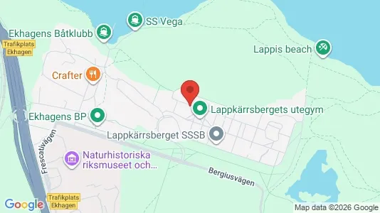 Rooms for rent i Östermalm - kort over placeringen