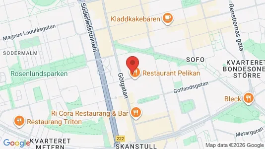 Rooms for rent i Södermalm - kort over placeringen