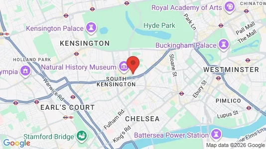 Apartments for rent i London SW7 - kort over placeringen