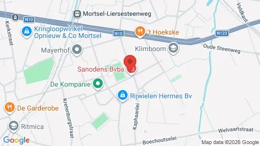 Apartments for rent i Mortsel - kort over placeringen