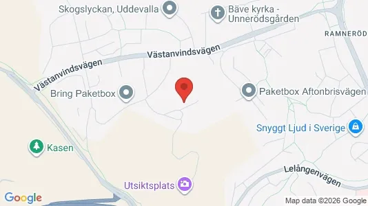 Apartments for rent i Uddevalla - kort over placeringen