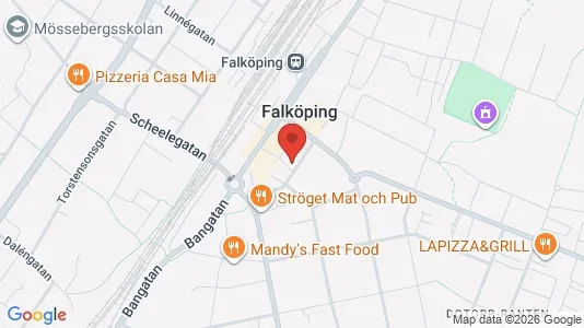 Apartments for rent i Falköping - kort over placeringen