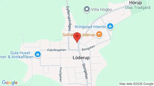 Apartments for rent i Ystad - kort over placeringen