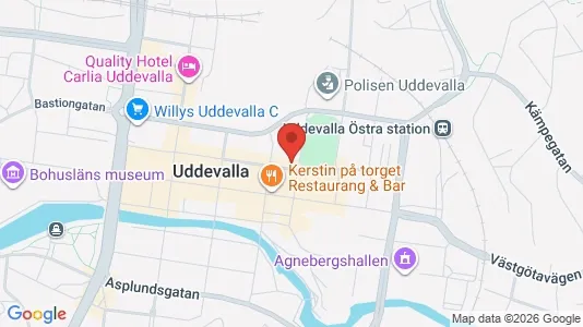 Apartments for rent i Uddevalla - kort over placeringen