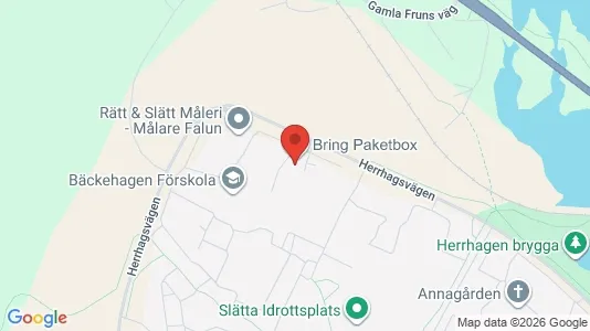 Apartments for rent i Falun - kort over placeringen