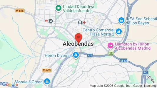 Apartments for rent i Alcobendas - kort over placeringen