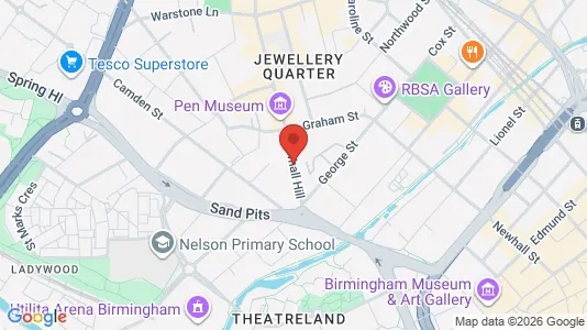 Apartments for rent i Birmingham - West Midlands - kort over placeringen