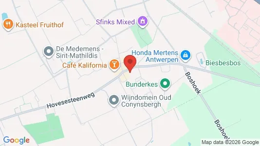 Apartments for rent i Boechout - kort over placeringen