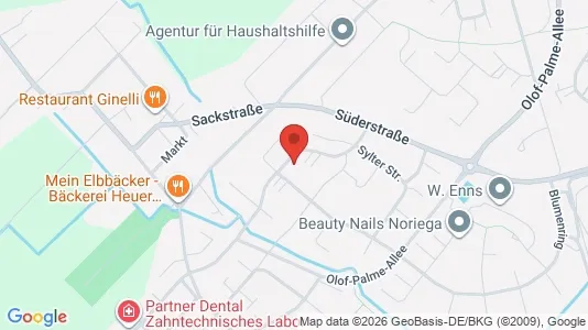 Apartments for rent i Dithmarschen - kort over placeringen