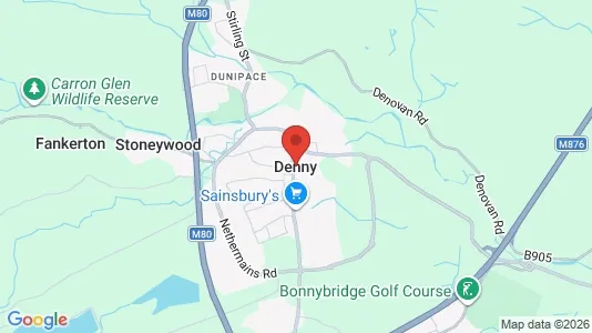 Apartments for rent i Denny - Stirlingshire - kort over placeringen