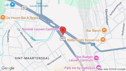 Apartments for rent i Leuven - kort over placeringen