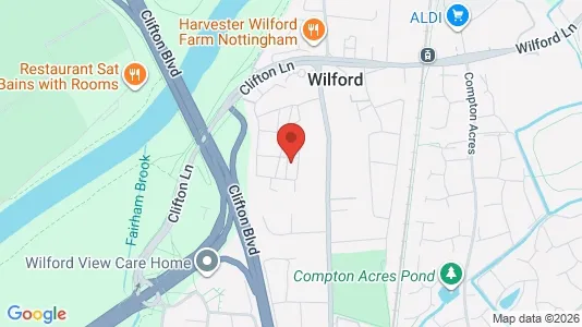 Apartments for rent i Nottingham - Nottinghamshire - kort over placeringen