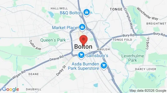 Apartments for rent i Bolton - Lancashire - kort over placeringen