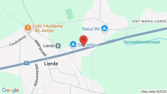 Apartments for rent i Lierde - kort over placeringen