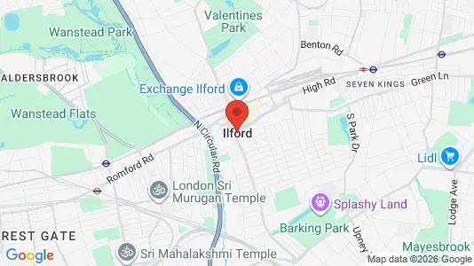 Apartments for rent i Ilford - Essex - kort over placeringen