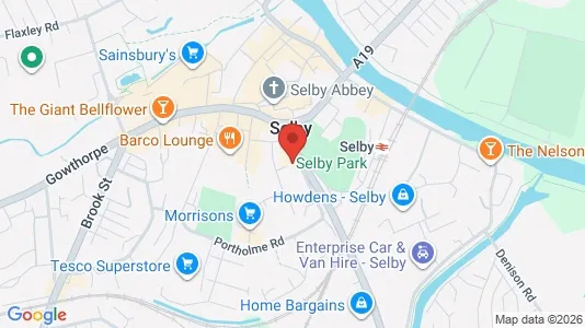 Apartments for rent i Selby - North Yorkshire - kort over placeringen