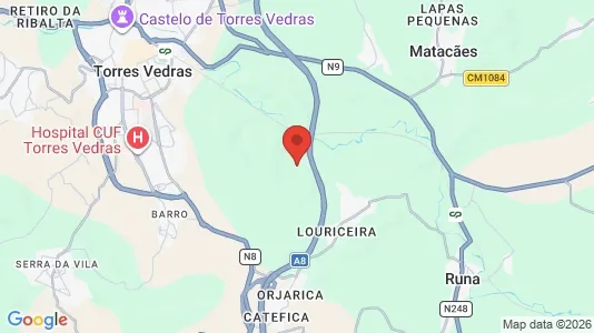 Rooms for rent i Torres Vedras - kort over placeringen