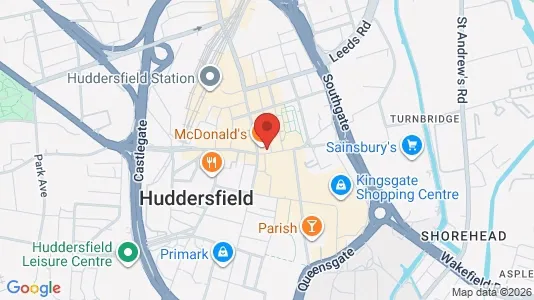 Apartments for rent i Huddersfield - West Yorkshire - kort over placeringen