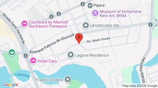 Apartments for rent i Voluntari - kort over placeringen