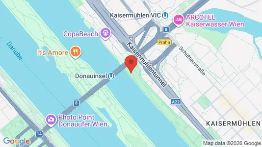 Apartments for rent i Vienna Donaustadt - kort over placeringen
