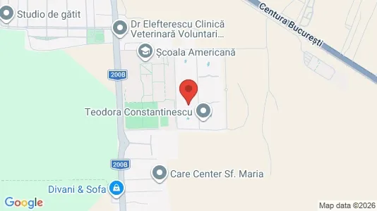Apartments for rent i Voluntari - kort over placeringen