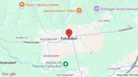 Apartments for rent i Fohnsdorf - kort over placeringen