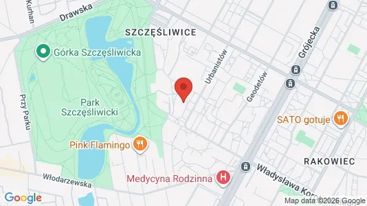 Apartments for rent i Warszawa Wawer - kort over placeringen