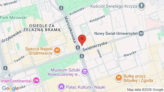 Rooms for rent i Warszawa Wawer - kort over placeringen