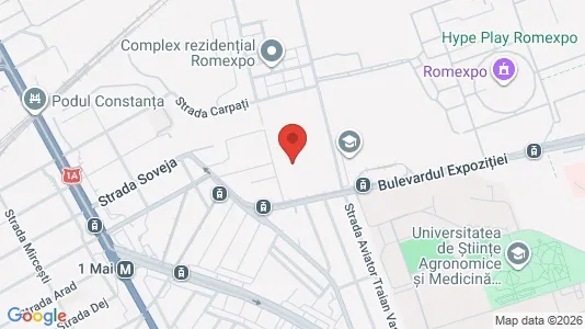 Apartments for rent i Bucharest - Sectorul 1 - kort over placeringen