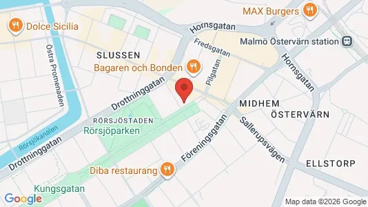 Apartments for rent i Malmö City - kort over placeringen