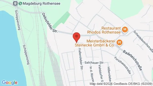 Apartments for rent i Magdeburg - kort over placeringen