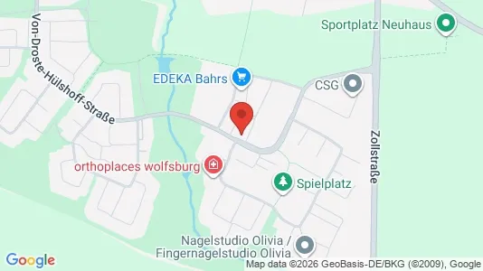Apartments for rent i Wolfsburg - kort over placeringen