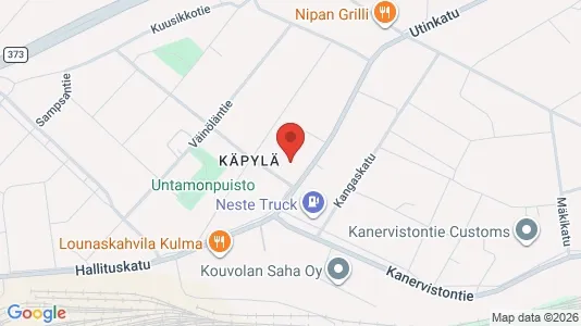 Apartments for rent i Kouvola - kort over placeringen