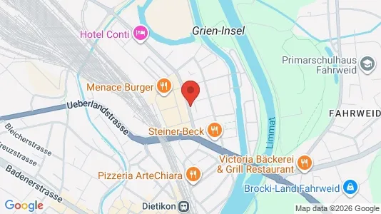 Apartments for rent i Dietikon - kort over placeringen