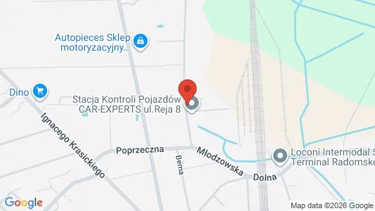 Apartments for rent i Radomszczański - kort over placeringen