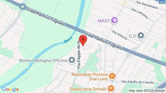Apartments for rent i Bologna - kort over placeringen
