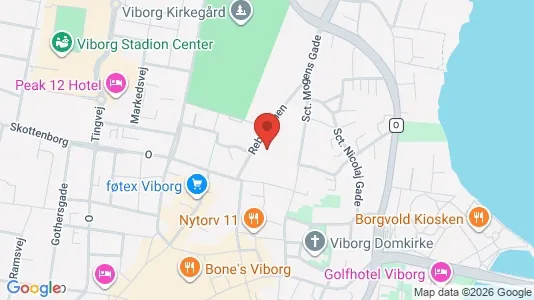 Apartments for rent i Viborg - kort over placeringen