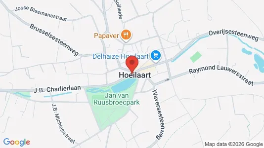 Apartments for rent i Hoeilaart - kort over placeringen