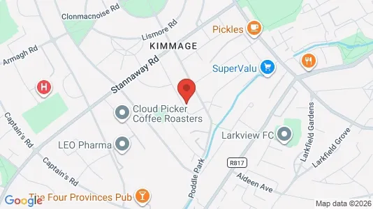 Apartments for rent i Dublin 12 - kort over placeringen