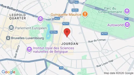 Apartments for rent i Brussels Etterbeek - kort over placeringen