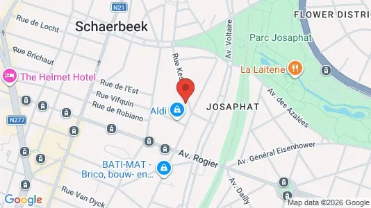 Apartments for rent i Brussels Schaarbeek - kort over placeringen