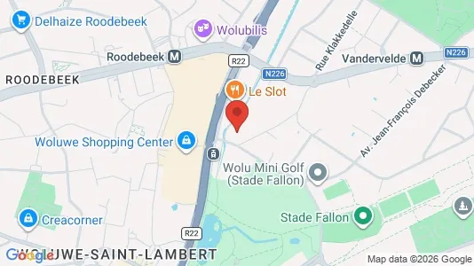 Apartments for rent i Brussels Sint-Lambrechts-Woluwe - kort over placeringen