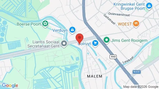 Apartments for rent i Stad Gent - kort over placeringen