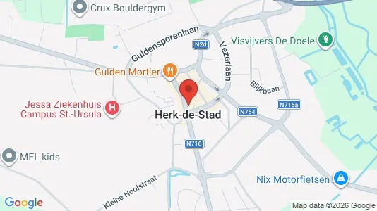 Apartments for rent i Herk-de-Stad - kort over placeringen