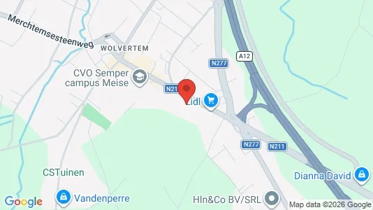 Apartments for rent i Meise - kort over placeringen