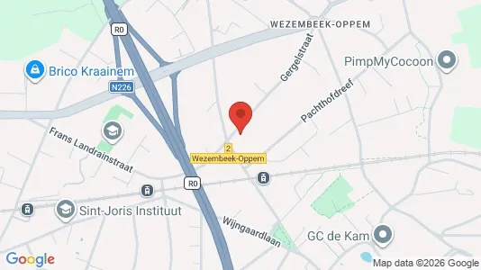 Apartments for rent i Wezembeek-Oppem - kort over placeringen