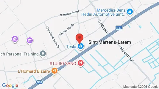 Apartments for rent i Sint-Martens-Latem - kort over placeringen